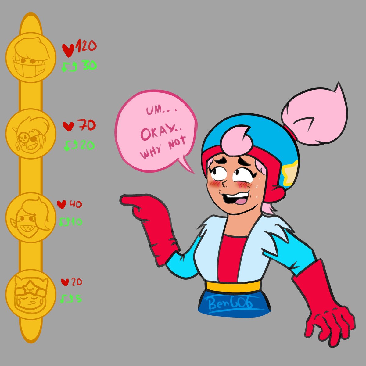 Janet Meter of ships, can we get to the last one? #brawlstarsjanet #JanetxSandy #Janetxemz #JanetxPenny #JanetxEdgar