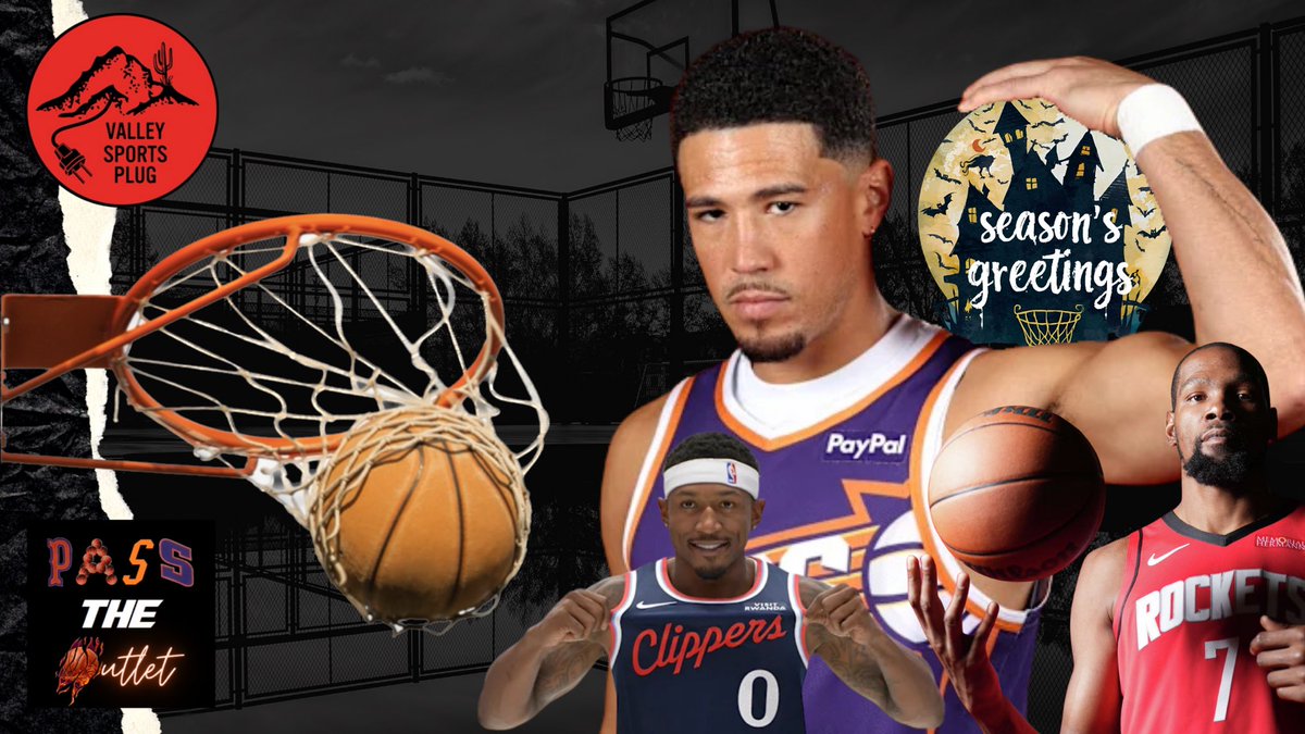 AZ_VSP's tweet photo. ‘Tis The Season 🎃

Pass The Outlet E31 - TONIGHT @ 7:30PM MST 🏀

https://t.co/lJahlygM8l

On This Episode:
* 2025-2026 NBA Tipoff
* Teams & Players To Watch
* Phoenix Suns Villain Era Has Arrived

We’ll also check on the news in “The Social Swish” 📝

Miss the stream? Playback always available on YouTube & Podcast Streaming Services 📺🎧

#nbatipoff #nba #phoenixsuns #basketball #ballislife