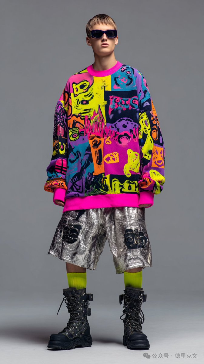 DevinGau's tweet photo. 🎨 Walter’s “neon rebellion” now in AI! Known for electric hues and surreal chaos, try “graffiti glam + deconstructed drama” to craft your own fashion manifesto—every stroke defies the rules! 💥 #AIPainting #AvantGarde #StreetCouture
prompt words areThe in the comment section. https://t.co/JV1YbBo19f