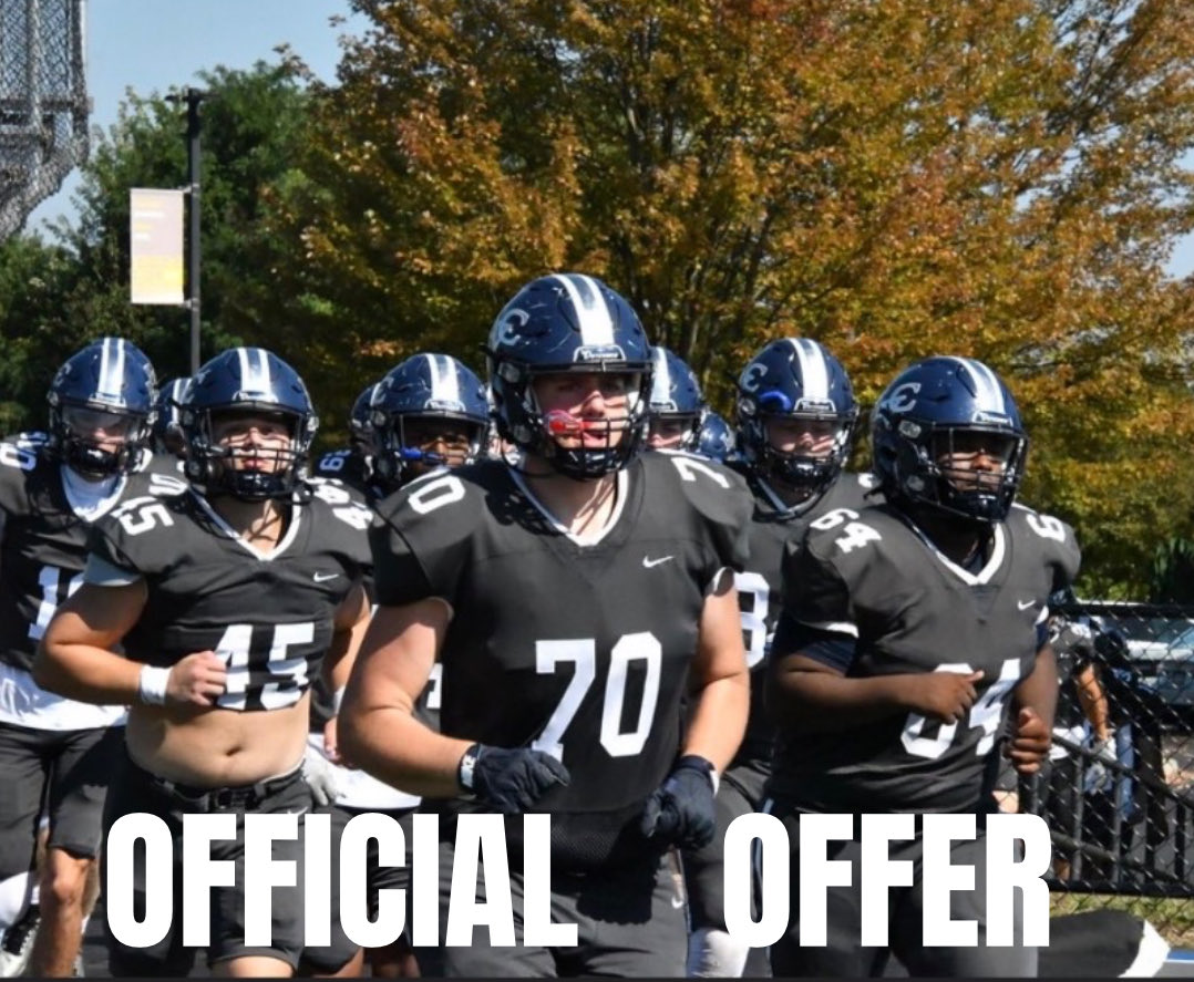 After a great conversation with Coach T. I’m blessed to receive an offer from Lebanon Valley! Thank you Jesus #AGTG <a href="/CoachThompsonCT/">Chris Thompson (Coach T)</a> <a href="/AidenHarriman70/">Aiden Harriman</a> <a href="/LVCFootball/">LVC Football</a>