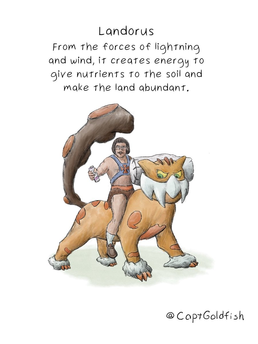 Landorus getting a much needed redraw