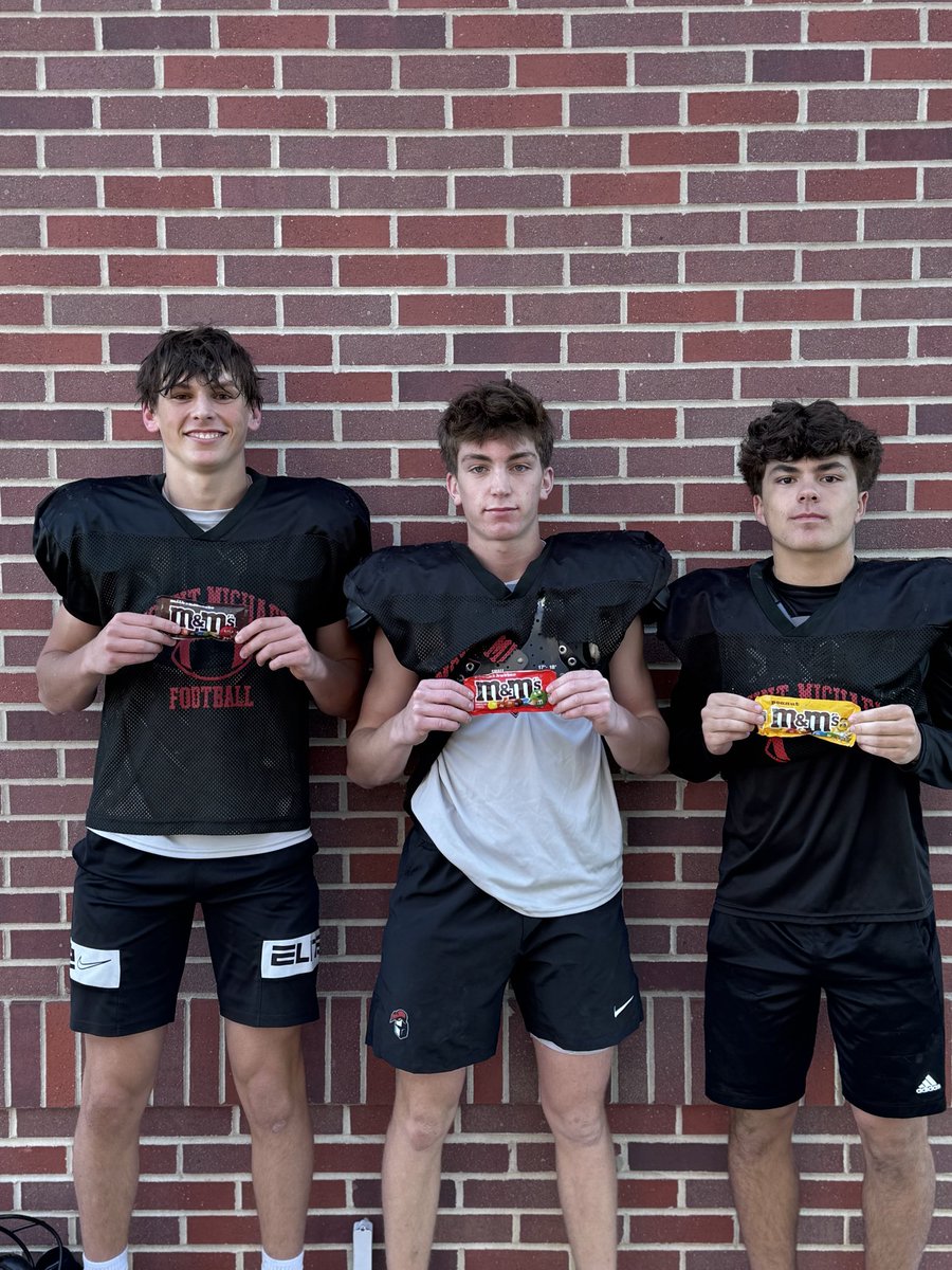 Congratulations to Nate Oldehoeft, Jack Burke, and Ben Alessandro, this week’s <a href="/mmschocolate/">M&M’S</a> Defensive Players of the Week! #DDTs