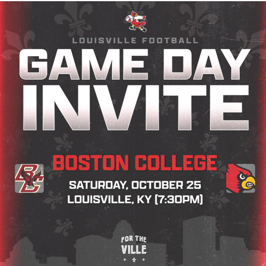 Looking forward to my game day visit at Louisville this Saturday. <a href="/pete_nochta13/">Pete Nochta</a> <a href="/LouisvilleFB/">Louisville Football</a> <a href="/ULFBRecruiting/">Louisville FB Recruiting</a>