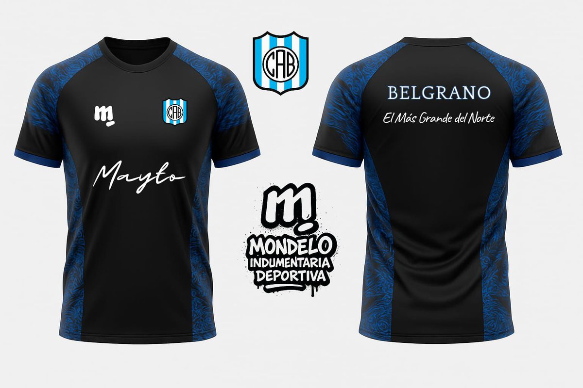 ¿Pensaron que la clasificación venía sola?
BELGRANO no se detiene 💪
Nos preparamos para el Petit con la nueva piel 💙⚫
Diseñada por @MondeloIndumentaria,
en conjunto con <a href="/maiipresidente/">@maii.presidente</a>  🏆
🔥 Pasión, estilo y calidad del norte.
📲 Pedila al 3482-440529
 #ElMásGrandeDelNorte