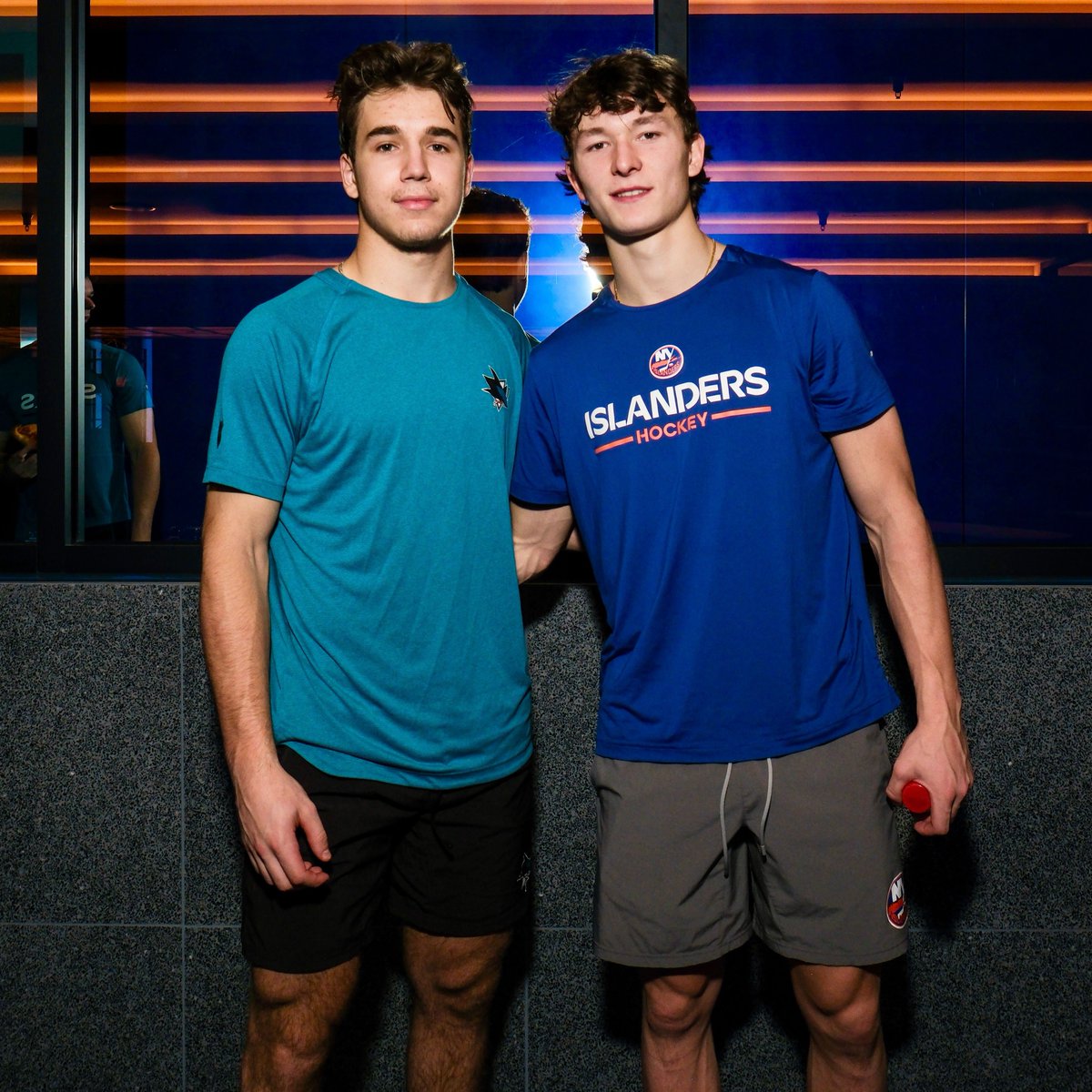 These buddies are now in the big league! 🤗

Michael Misa and Matthew Schaefer linked up after tonight's game.