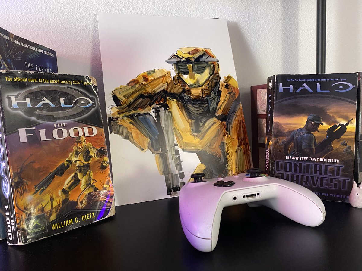 ‼️@ Any mutuals: 
If you will be at Halo World Championships Oct 24-26, I’d love to say hi, hit me up.

Painting ⬇️ by: <a href="/ArtistRyker/">Ryker Woodward</a>