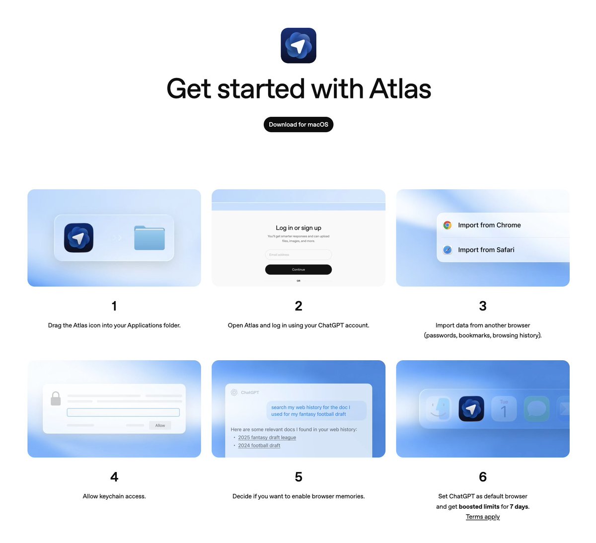 xiaohu's tweet image. 我几乎下载了其他所有 AI 浏览器

但是都用不起来

因为首先扑面而来的是一种陌生感，你并没有感受到它的先进

因为其他的AI浏览器都采用了全新的界面和操作方式

而OpenAI可以说是直接复刻了Chrome，从外观到体验，几乎是1:1复刻，这为用户迁移到 Atlas 大大降低了成本。…
