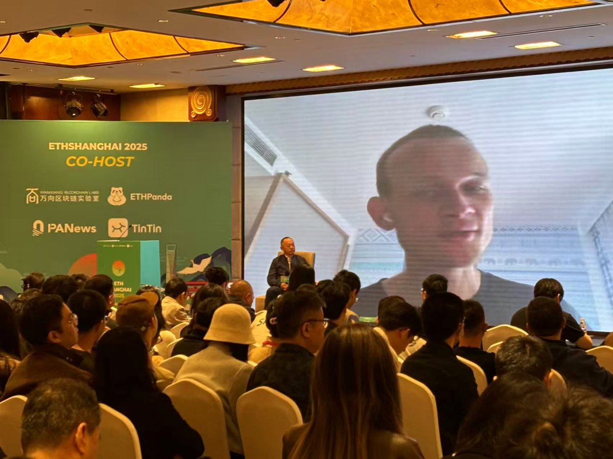 MadisonYear's tweet image. ETHShanghai 2025 officially kicks off — Led by @ETHPanda_Org and co-hosted by @WXblockchain, @PANewsCN, and @OurTinTinLand.
Together, we explore the future frontiers of the Ethereum ecosystem!
#ETHShanghai #Ethereum
