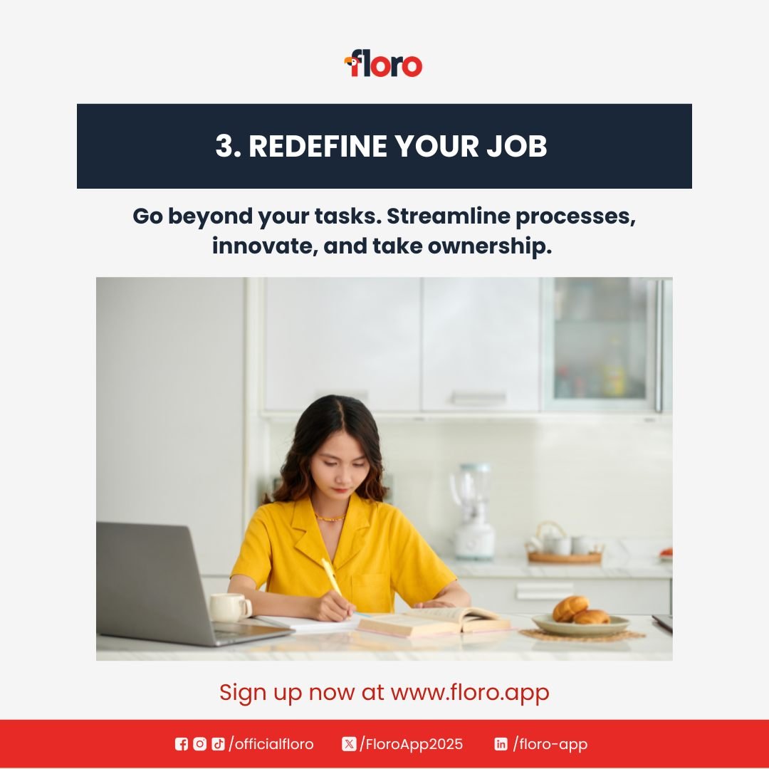 FloroApp2025's tweet photo. ARE YOU READY TO BE PROMOTED? 
Build these habits today and explore growth opportunities that match your skills with https://t.co/44IuyfTUJk. 
#FutureOfWork https://t.co/BRZBzmBdh1