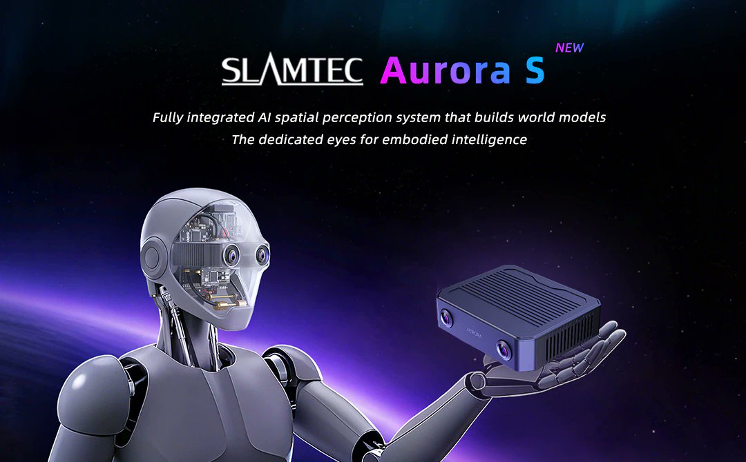 Slamtec_China's tweet image. 🚀 At AIRS 2025 in Hong Kong, Slamtec CEO Chen Shikai showcased Aurora S, a multimodal sensor enabling robots to “see and understand the world.”
Over a decade of innovation is shaping the future of embodied intelligence.
#AI #Robotics #EmbodiedIntelligence #Slamtec