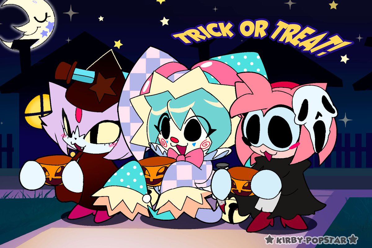 Sonk style Halloween YCH Commission for @/takethelemons_