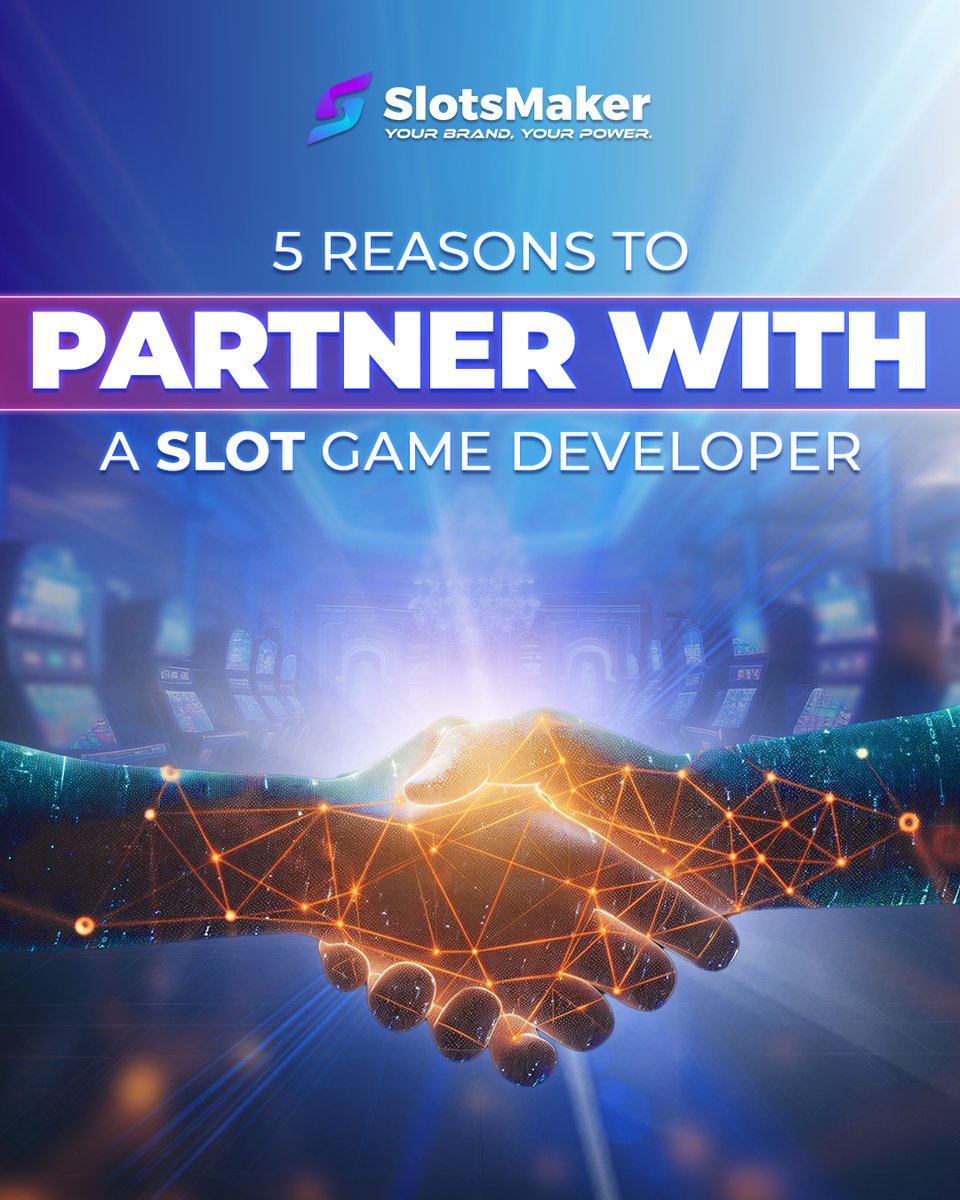 slotsmaker's tweet image. Check out these 5 reasons to partner with a slot game developer and see how they can help bring your vision to life!

Read the full article here: slotsmaker.com/5-reasons-to-p…

#SlotsMaker #Slots #GameDevelopment #GameDev #iGaming #CasinoGames #SlotDeveloper #GamingIndustry