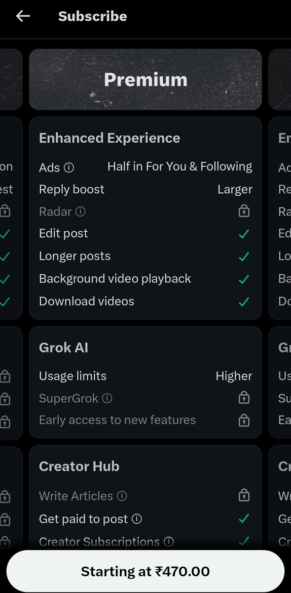 code_loop_'s tweet image. Why the premium on app is costly compared to browser 🤔