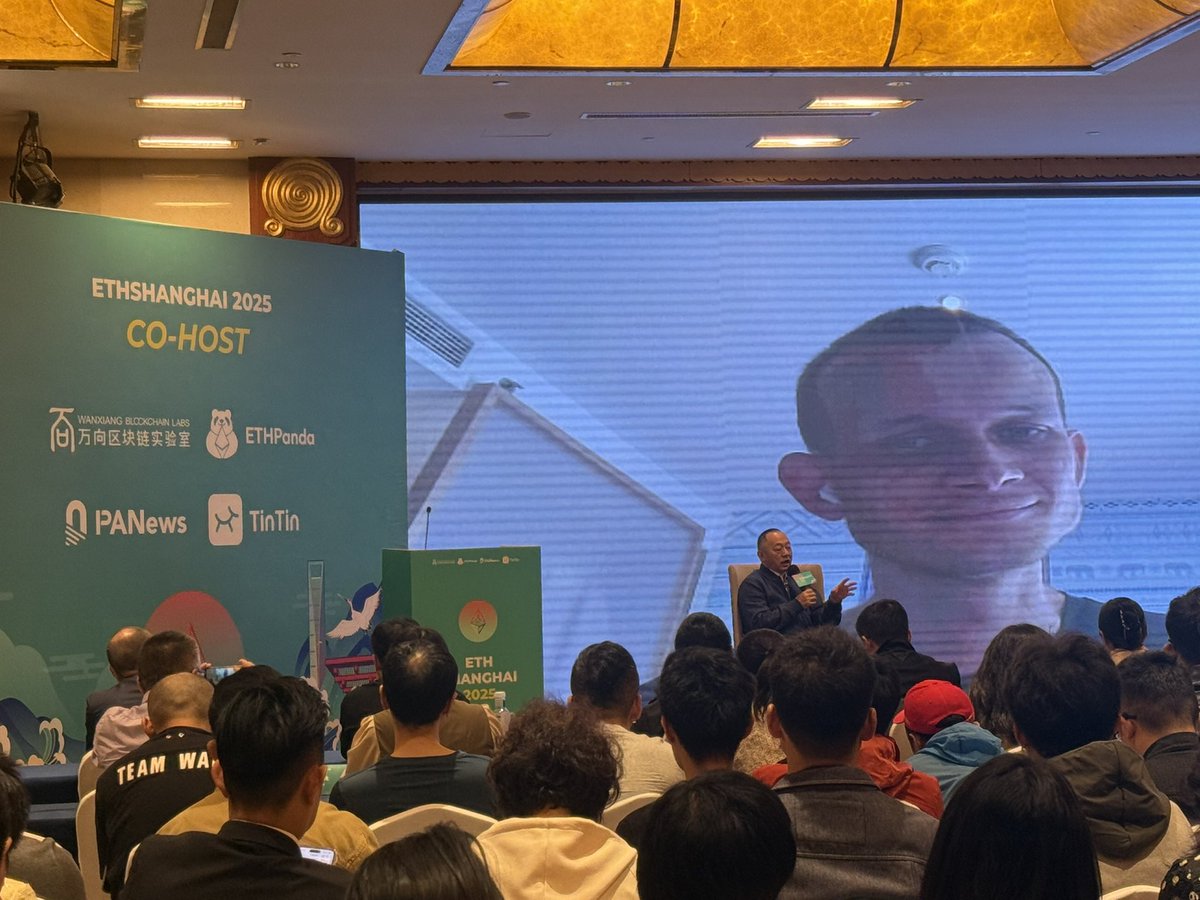 ETHShanghai 2025 officially kicks off — Led by <a href="/ETHPanda_Org/">ETHPanda</a> and co-hosted by <a href="/WXblockchain/">Wanxiang Blockchain</a>, <a href="/panews/"></a>, and <a href="/OurTinTinLand/">TinTinLand</a>.
Together, we explore the future frontiers of the Ethereum ecosystem!
#ETHShanghai #Ethereum