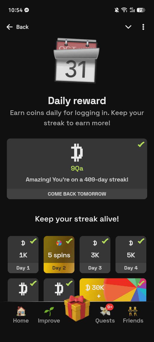 akosimrnft's tweet photo. This the proof of my support on @dropee_app 

409 days using $DROPEE Game Non Stop🔥

I know This will Payed off in the upcoming TGE this November!

#Dropee #Dropvember #LINGO https://t.co/S6sq5ljEEG