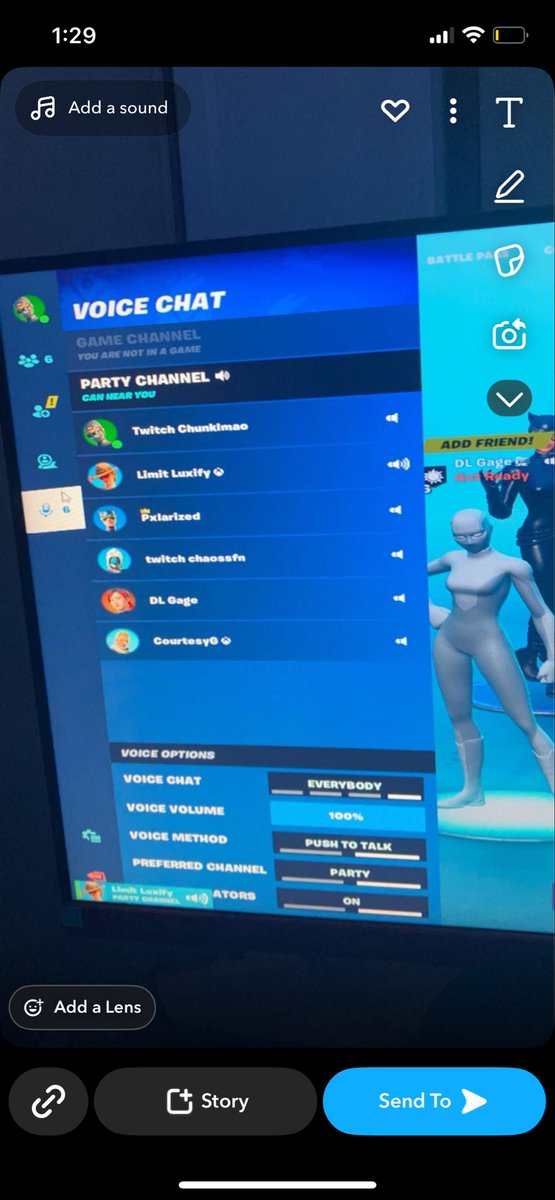 Xan2T's tweet photo. What happened to me bro #Fortnite https://t.co/J1YncbRCLH