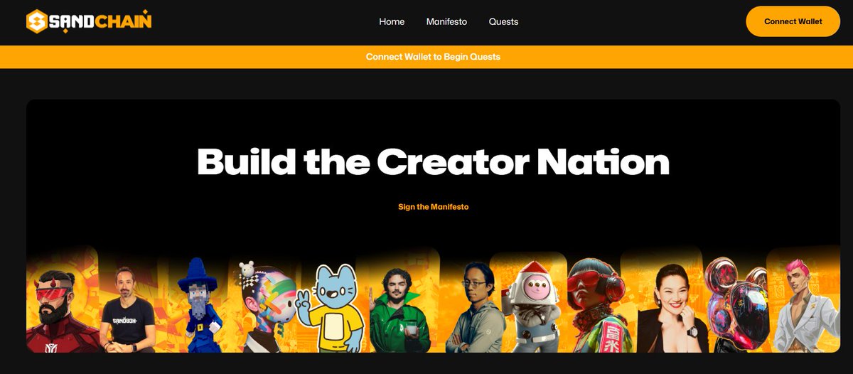 新项目开坑  这个按头做
融资1.2亿 <a href="/0xSANDchain/">SANDchain</a> 

本文包括项目介绍+参加角度+教程
今天作业：把这个项目的现有交互都完成

一、项目概况
1、SANDchain是The Sandbox推出的创作者经济专用以太坊 Layer-2 网络，采用 ZK 技术栈（零知识证明）。
2、SANDchain