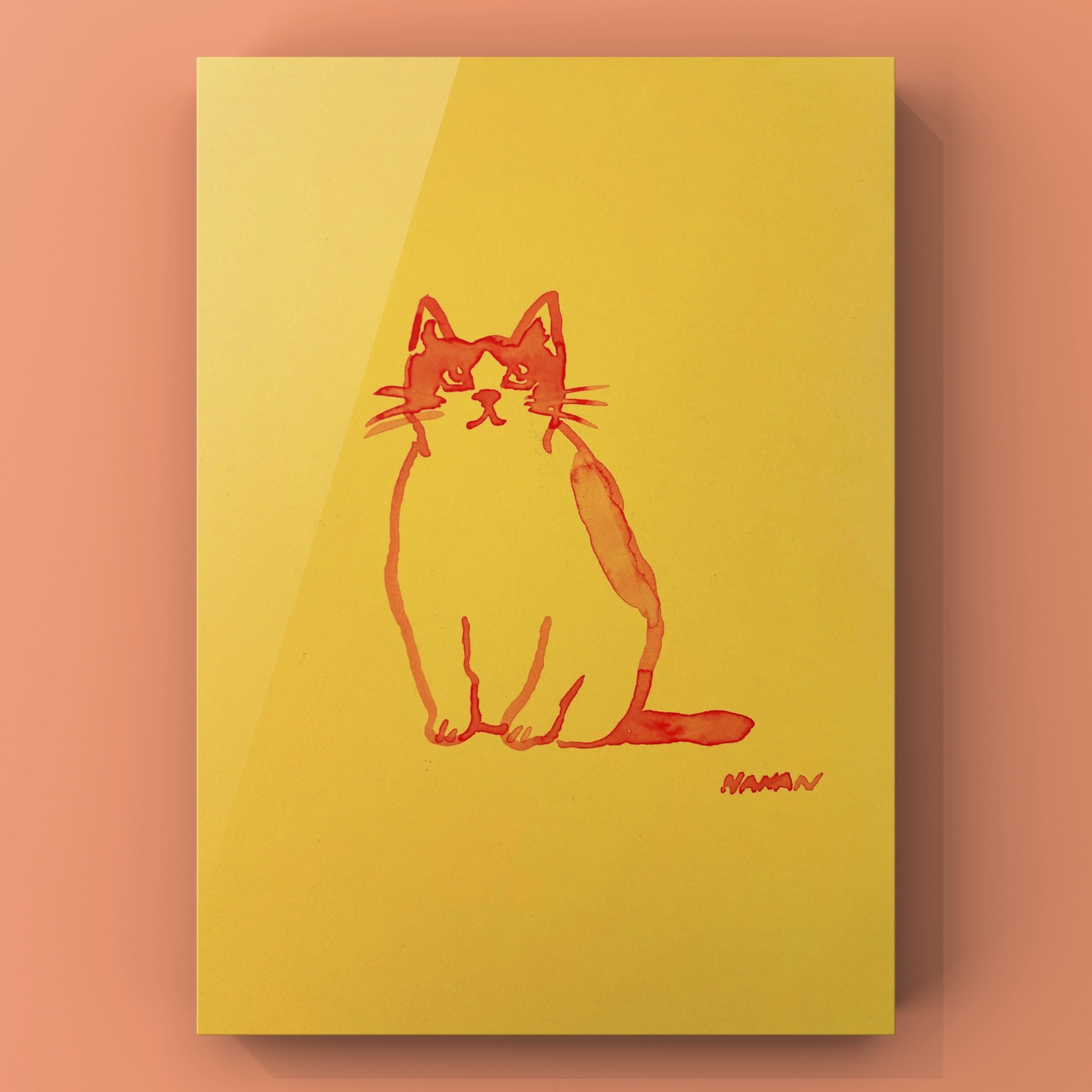 ❤猫好き(❁ᴗ͈ˬᴗ͈)　絵画　270×220 ❤猫好き(❁ᴗ͈ˬᴗ͈) 絵画 270×220 ねこ好きのための絵文字を