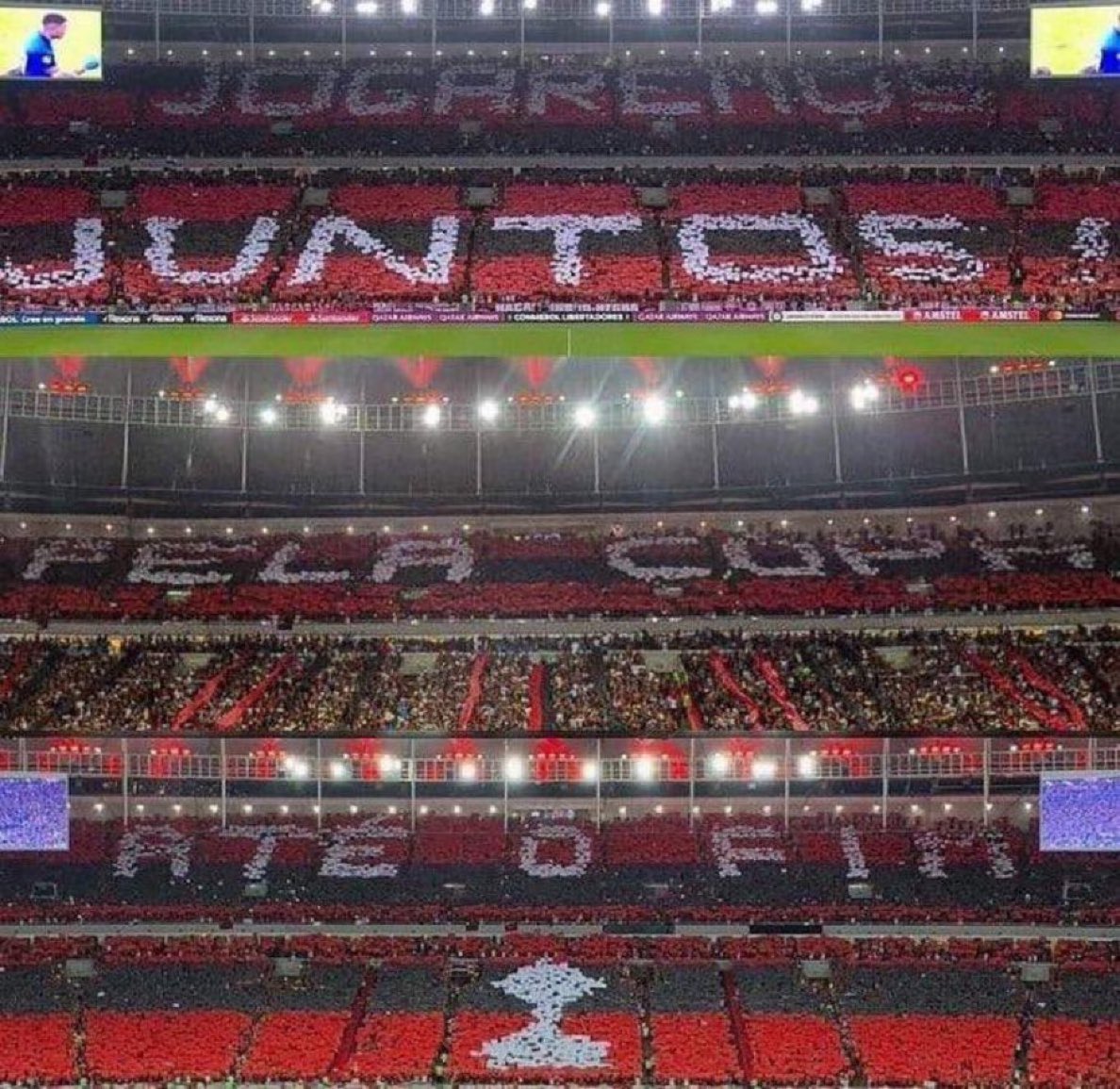 QUEREMOS A AMÉRICA MAIS UMA VEZ 

PRA CIMA DELES FLAMENGO
PELA GLÓRIA ETERNA!!!! ❤️🖤