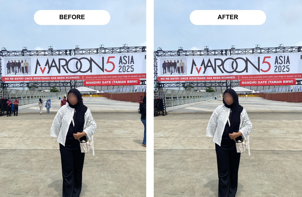 RAcreativaa's tweet image. JASA EDIT FOTO :
- Merapikan foto
- Hapus objek & menambah objek
- Replace objek
- Photobomb
- Retouch background
info lebih lanjut klik link di bio ya