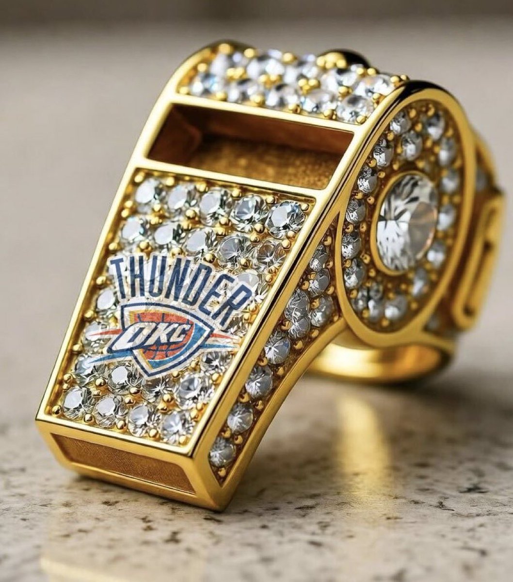 All NBA referees were issued one of these during the OKC Thunder ring ceremony