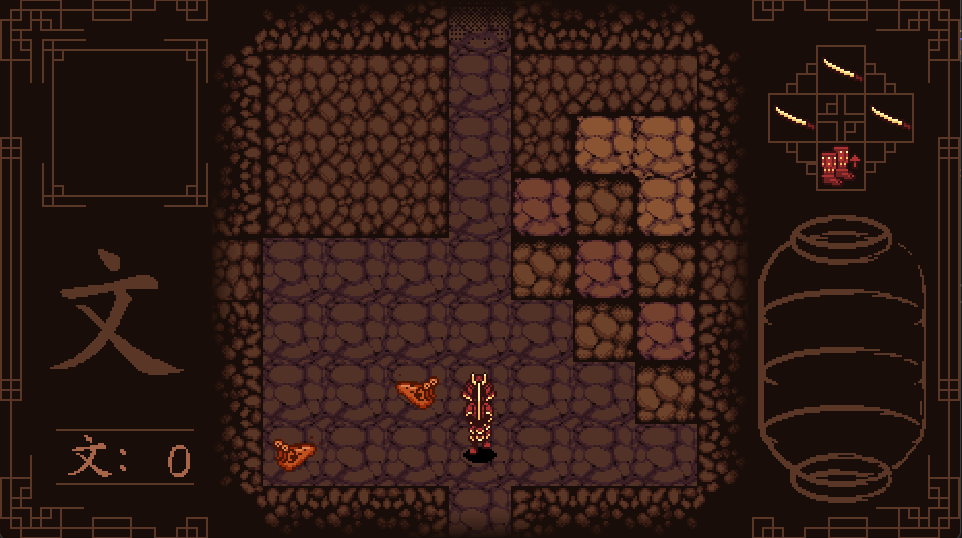 BigMintyMitch's tweet image. Working on the minimap. When rooms are loaded, they are scanned (geometry, then entities) and if they have a "Minimap Marker" component, they get added to the map.
The text will be used as a template to create an image, which will be drawn in that empty box in the UI. #gamedev…