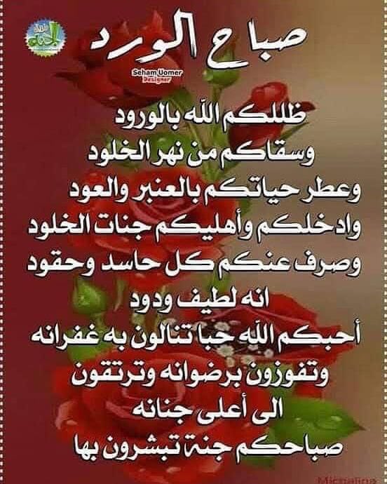 صباح الخير. ما اجمل كلام الله في اول الصباح ولسوف يعطيك ربك فترضي أسأل الله أن يعطينا وإياكم خير السعادة وعافية الدنيا والاخرة