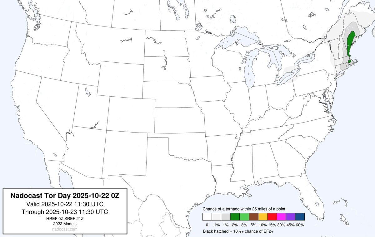 0Z Day Tornado Forecast (New New 2022 Models)
