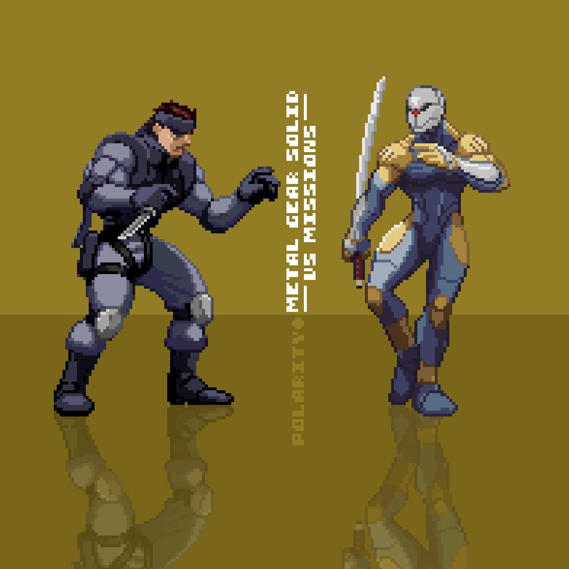 Trying out a fighting style pixel #pixelart #MetalGearSolid📷 #メタルギアソリッド📷 #MGS