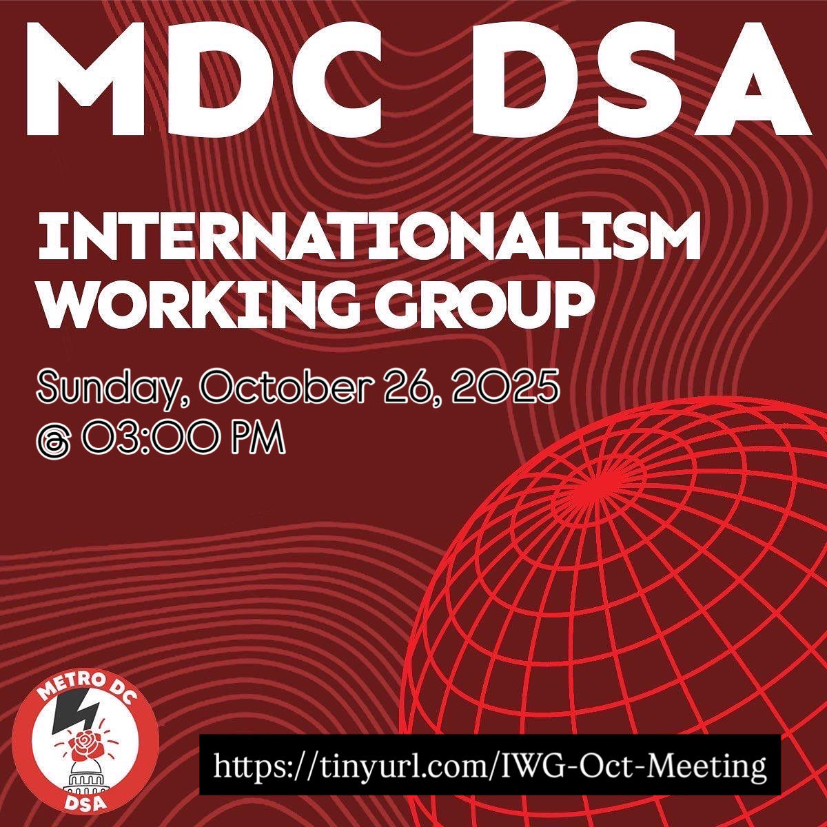 Metro DC DSA Internationalism tweet media