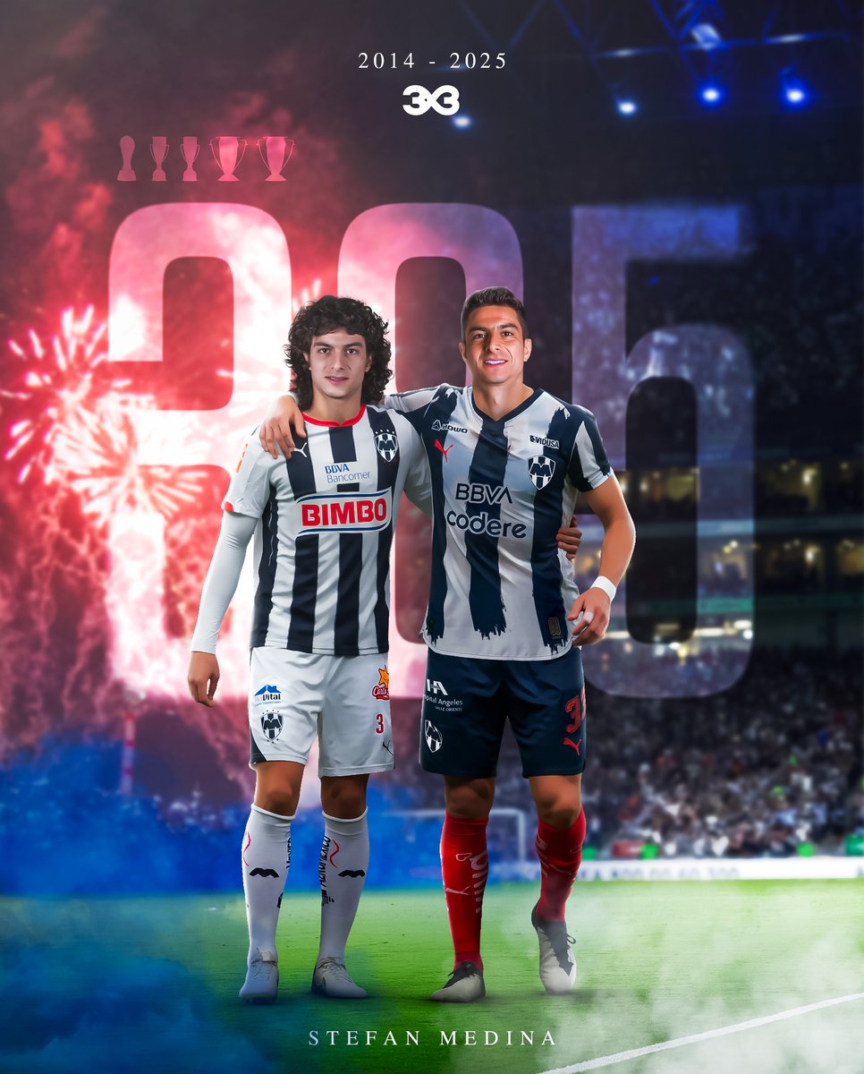 ¡Historia pura! 🇨🇴 <a href="/StefanMedina/">Stefan Medina</a> se convirtió en el extranjero con más partidos jugados en Rayados, con 385. 💙🤍

Sigue Rayando tu historia, parce.🔥