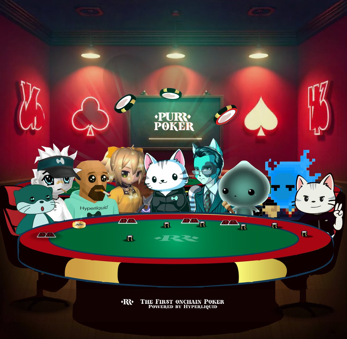 PurrPoker's tweet photo. Which Hyperliquid NFT community has the best poker face?

Any interest if we organise a $888 HL NFT-gated freeroll?

@ottionhl @HypioHL @baldbrothers_ @purrto10 @hypurr @catbal @PiPonHL @HypersOnHL 

Powered by Hyperliquid. https://t.co/zywhOoV0XH