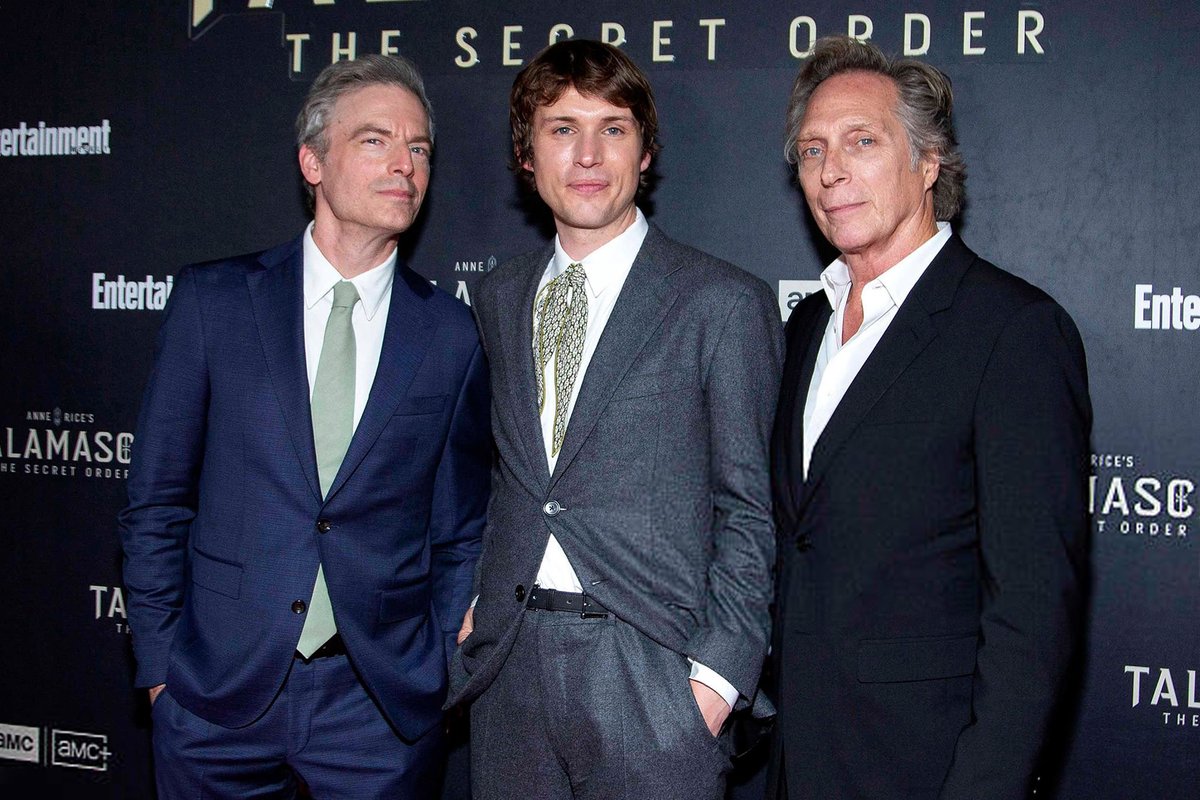 <a href="/spyscape/">SPYSCAPE</a> <a href="/immortal_daily/">IWTV Daily</a> <a href="/iwtv_updates/">Interview With The Vampire Fanpage</a> Justin Kirk, Nicholas Denton and William Fichtner at the 'Talamasca: The Secret Order' premiere at <a href="/spyscape/">SPYSCAPE</a>