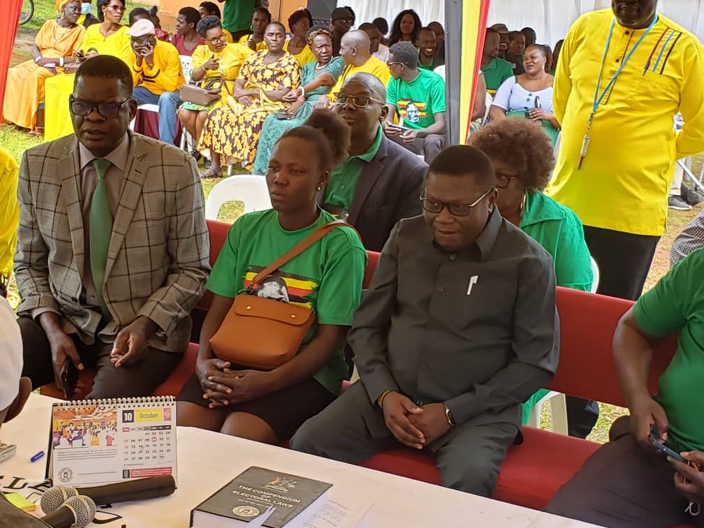 swiftpub's tweet image. The DP President General @norbertmao has arrived at the nomination center to be nominated to run for the Loro-Pece constituency MP race.
#SwiftUpdates