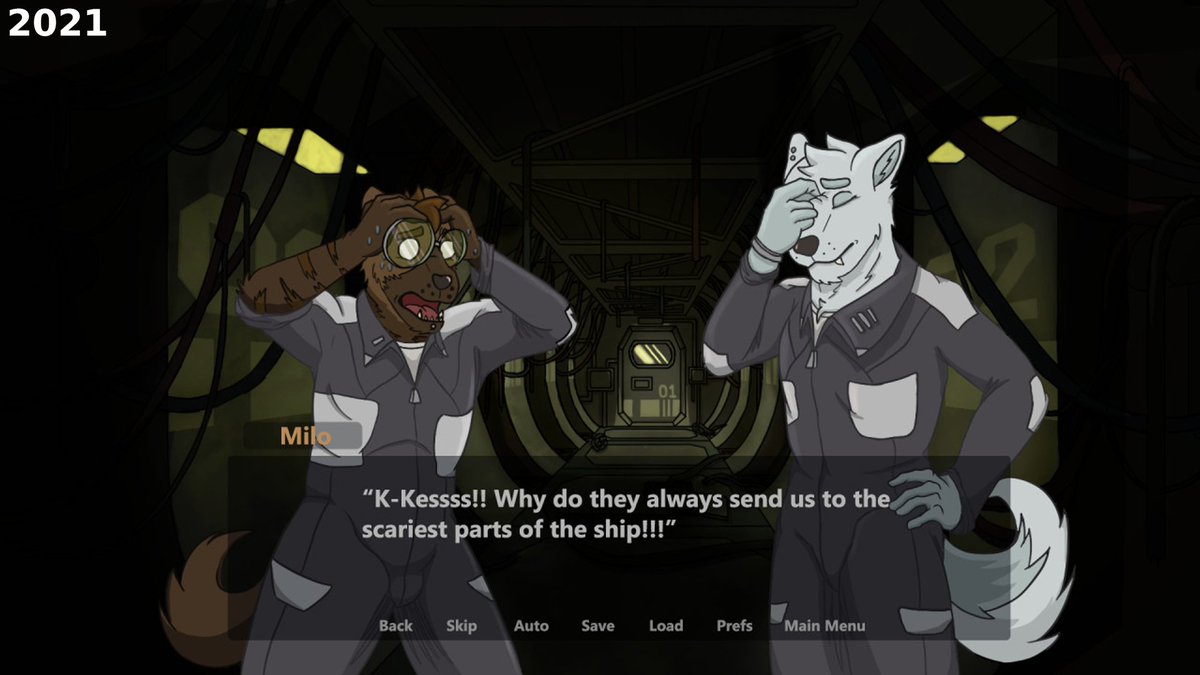 The progress update for the month is going to be a little delayed, sorry! The finishing touches on the Kess sprite are kicking my ass! They'll be done soon though! In the meantime, let's take a look back at where we came from!