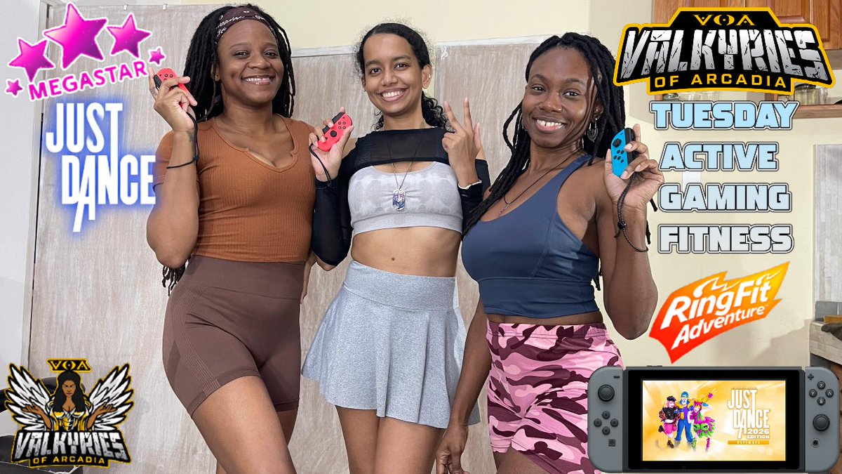 Active Gaming Fitness with the <a href="/ValkyrieArcadia/">Valkyries of Arcadia</a>! Come game with us while getting some cardio going with <a href="/justdancegame/">Just Dance 2026 Edition</a> 2026! Join <a href="/silver_n3ko/">N3ko chan ^_^</a>, #alethia and myself on YouTube and try out the newest songs added to this year's edition of Just Dance.  youtube.com/watch?v=hDS4gD…