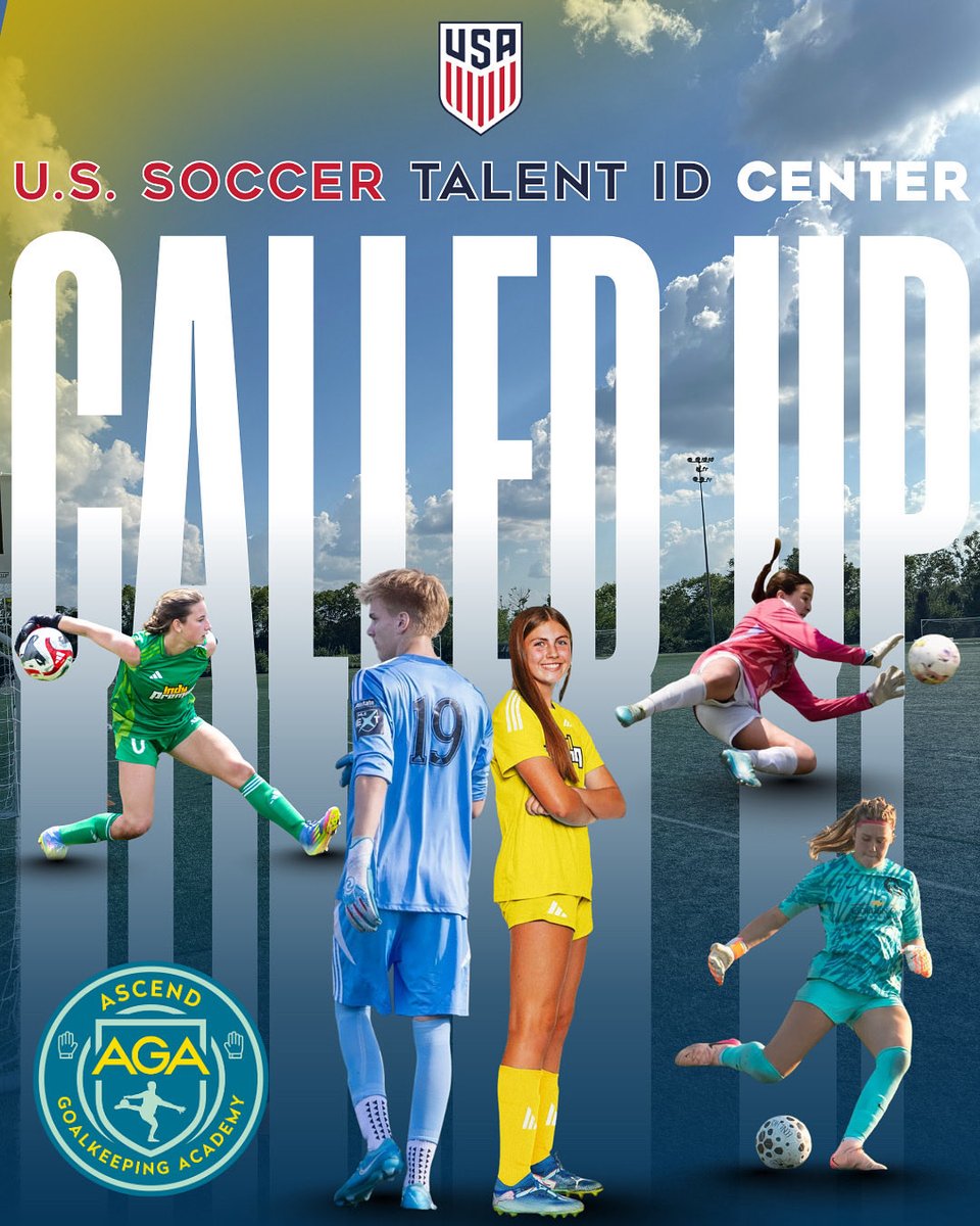 Ascendgka's tweet photo. Congrats to 5 of our GKs that have been invited to the @ussoccer ID center. 

Fantastic players and better people that add to the culture we’re collectively building. Go ball out! #fullascend https://t.co/giHXVzJUFf