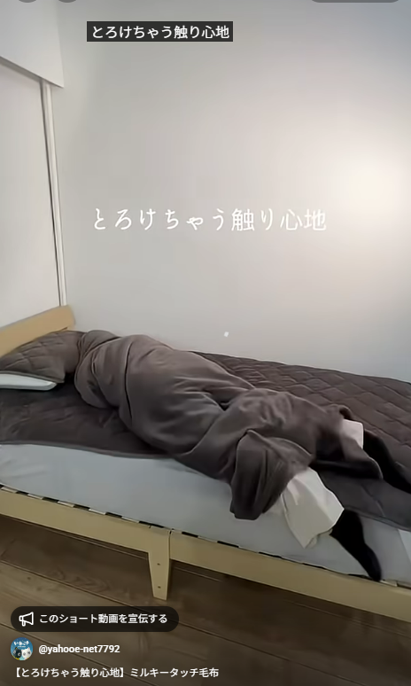 enet_shop's tweet photo. 【📷YouTube更新🆕】
なにやらとろけている・・・・_(:3 」∠)_
毛布にまとわりついているのはダレでしょう・・・？

#企業公式 #企業公式がお疲れ様を言い合う https://t.co/hUug2DTLwL