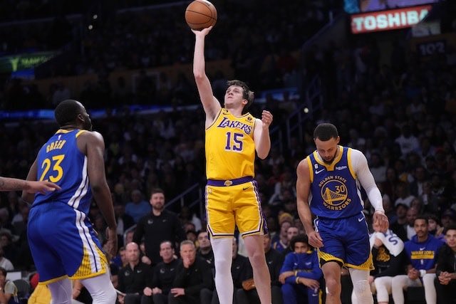 InplayPlug's tweet photo. Austin Reaves o22.5 points 1u (-114)

The Lakers team does not have much scoring punch outside of Luka. With LeBron out, AR should absorb plenty of his shot attempts. Only needs 11 more in a close game with another half left https://t.co/QssQF3k0fg