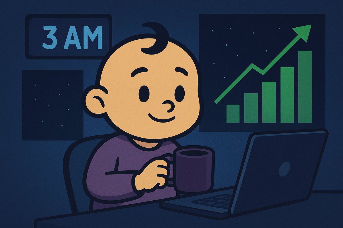 Basterarmy's tweet photo. ☕️ 3AM and while the world’s asleep, BabyAster is still grinding.
Coffee in one hand, charts in the other — eyes glowing with that moonlight ambition 🌕💫

No sleep, just gains. Every candle tells a story, every pump fuels the legend.
He’s not chasing the trend — he is the trend..... Just hold and see, only time will tell 🚀

$BASTER
📜 CA:
0xd1961f6Decb8C673CCa6141F37E0F69a81D04444

#BabyAster #BASTER #CryptoCommunity #BullishVibes #MemeCoinSeason #NoSleepJustGains #CryptoArmy #DeFi #WenMoon #CryptoTribe #HODL