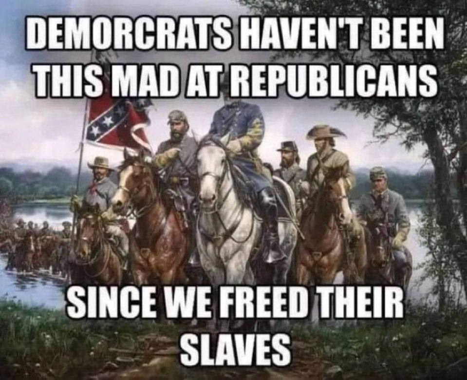 True story. 

You’d be amazed how many people these days, don’t know who owned the slaves and formed the 3K posse.