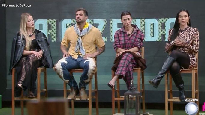 o cenário perfeito pra mim: michelle fazendeira, nizam voltando (mesmo eu tendo ranço) e o resto é resto. #AFazenda