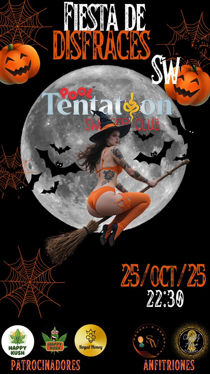 bytqro's tweet photo. @tentacionclubsw @tentationclubsw @DivertidaQroSw @royalhoney1111 @HappyKush69 Noche de "HALLOWEEN"
 @tentacionclubsw 
@tentationclubsw 
🕷️🎃🧙‍♀️👿👻 https://t.co/NsmdZ3cPGl