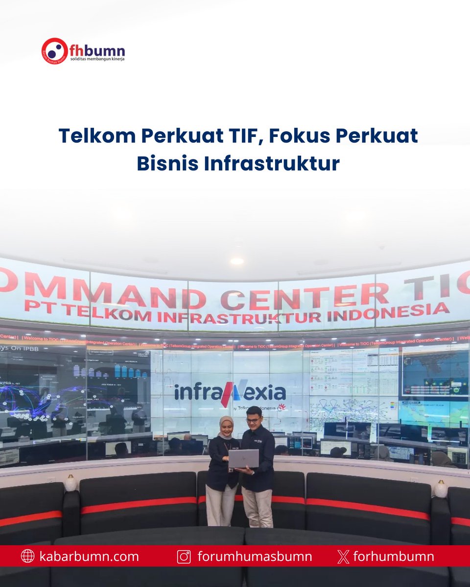 ForHumBUMN's tweet image. PT Telkom Indonesia (Persero) Tbk (Telkom) bersama anak usahanya, PT Telkom Infrastruktur Indonesia (TIF), resmi menandatangani Kesepakatan Pemisahan Bersyarat (Conditional Spin-off Agreement/CSA) pada Senin (20/10) di Jakarta.