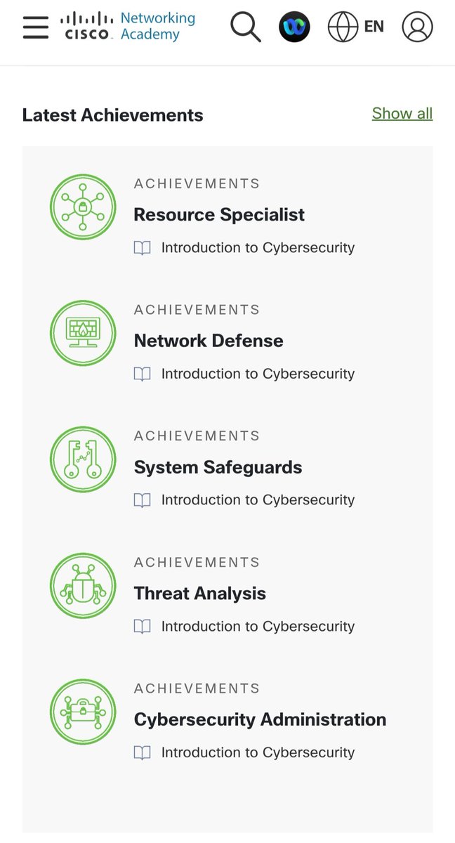 maania01's tweet photo. Just getting started with my #CyberSecurity journey, but already learning so much.
Earned some @CiscoNetAcad badges π and it feels good to see the progress.
From aviation βοΈ to tech π ... step by step, Iβm building in public.
#AviationToTech #KeepLearning #BuildInPublic https://t.co/9X20qXXGmt