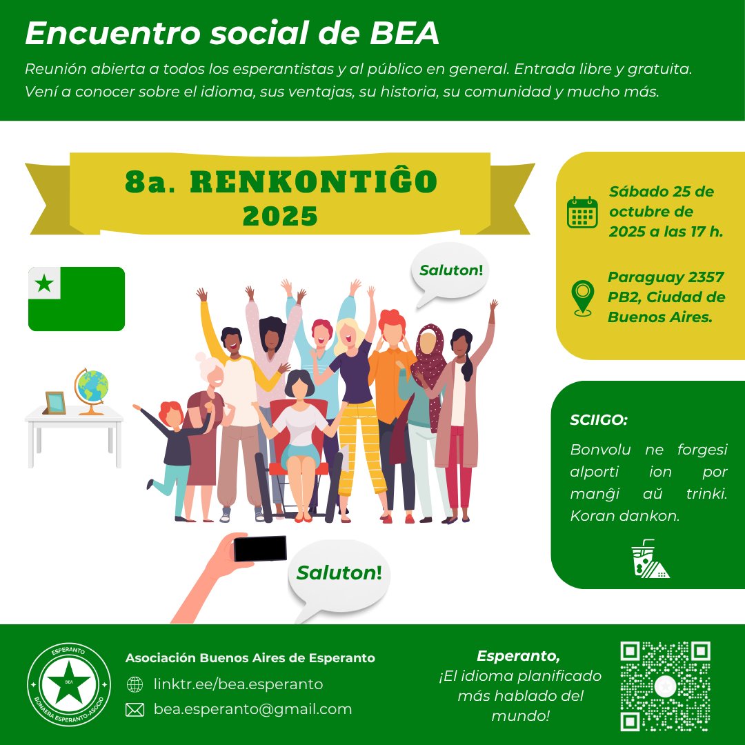 Asociación Buenos Aires de Esperanto (BEA) (@bea_esperanto) on Twitter photo 