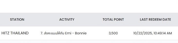 อย่าลืมไปฟังเพลงเก็บคะแนนเอามาโหวตเอมี่บอนนี่กันนะกั๊บบบ🧡💜🙏🏻

#EmiBonnie #เอมี่บอนนี่ 
#emiamily #beonnnie