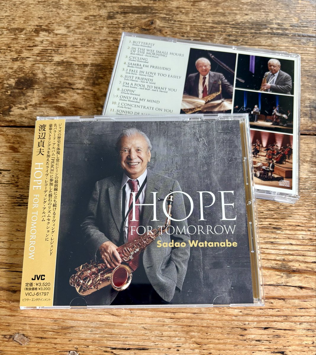 New Release】 本日10/22（水）にライヴアルバム『HOPE FOR TOMORROW