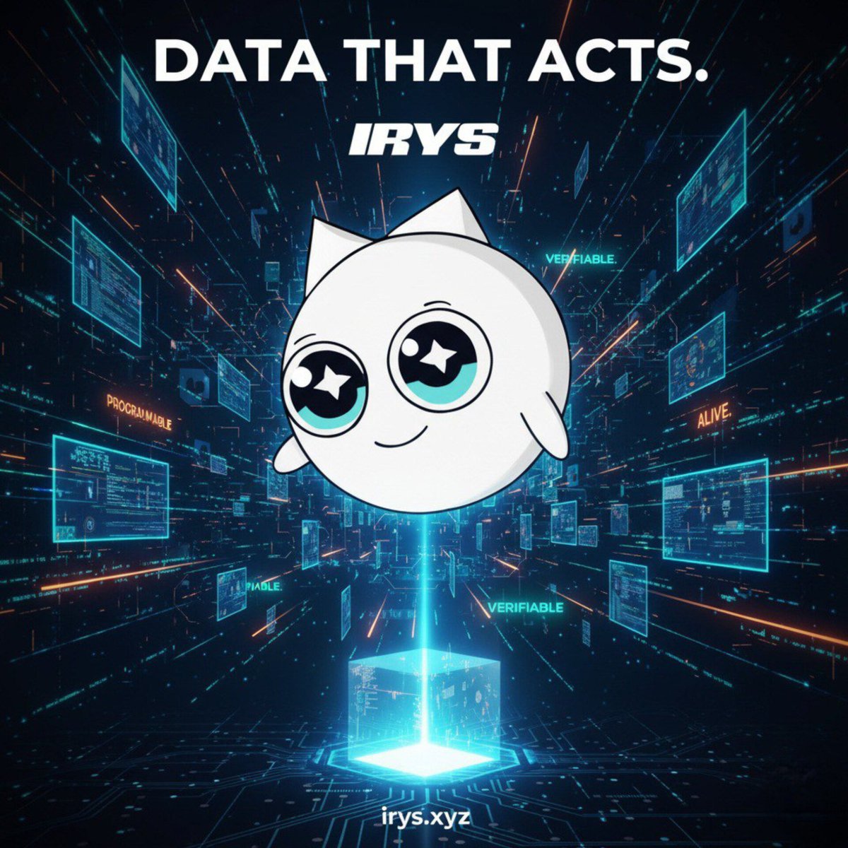 ZynkOnchain's tweet image. 🌐Data isn’t just stored anymore — it acts.

On Irys(@irys_xyz ), every byte is programmable, verifiable &amp;amp; alive.
It doesn’t just sit on-chain — it triggers logic, powers apps, and creates change.
The future of data starts here.
🔗 irys.xyz

#IRYS #DataChain