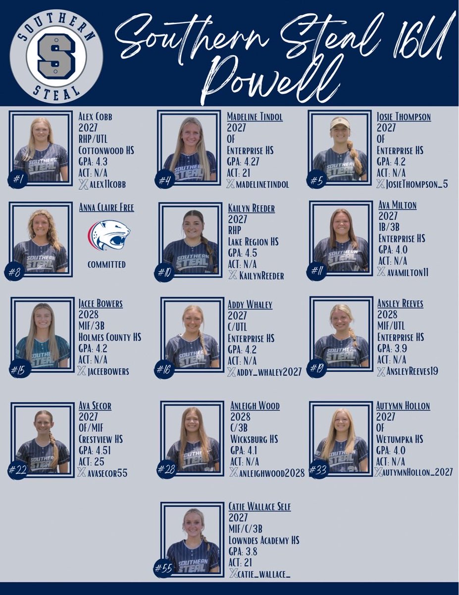 JaceeBowers's tweet photo. Excited for fall ball with @Steal_Powell! 
Looking forward to competing with my team and continuing to grow this season. College coaches, I’d love for you to come watch us play this weekend in Gainesville at the Ray Seymore Tournament. Please see schedule below!

 @BclarkUSA @StinaMcC7 @CoachMorganK  @CoachBBuchanan @e_newellcoach @NateTompkins @AndyLeeNWF @BaynesCoach @Coach_Ricketts @CoachSims_JSU  @CoachLarissaA @CoachJayGwyn @kass_smith14 @amanda_daneker @ElzeyMatt @KateMalveaux @CoachMalveaux @FSU_CoachWilson @TCam_FSUSB @FranEnea10 @Coach_AT  @adamarbour @KaylaBraud1 @BethTorina @CoachNealPT